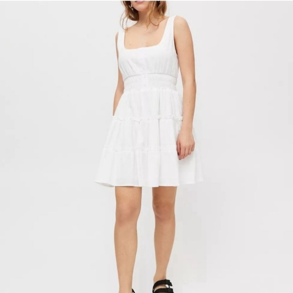 Urban Outfitters UO Hailey Tiered Mini Dress